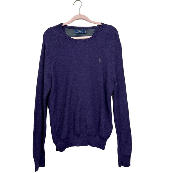 Ralph Lauren Mens‎ Crew Neck 100% Pima Cotton Sweater size Large - Picture 1 of 6